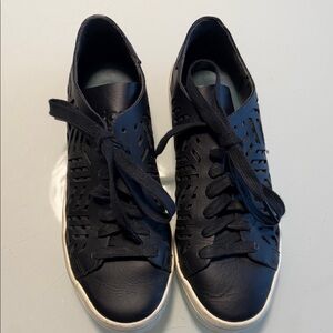 Adidas Perforated Leather Sneakers